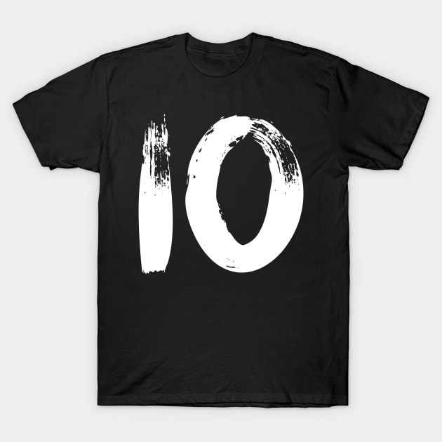 Number 10 T-Shirt by Erena Samohai